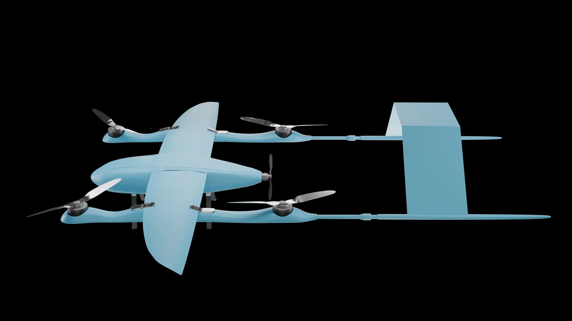 Archer VTOL, three-quarter view