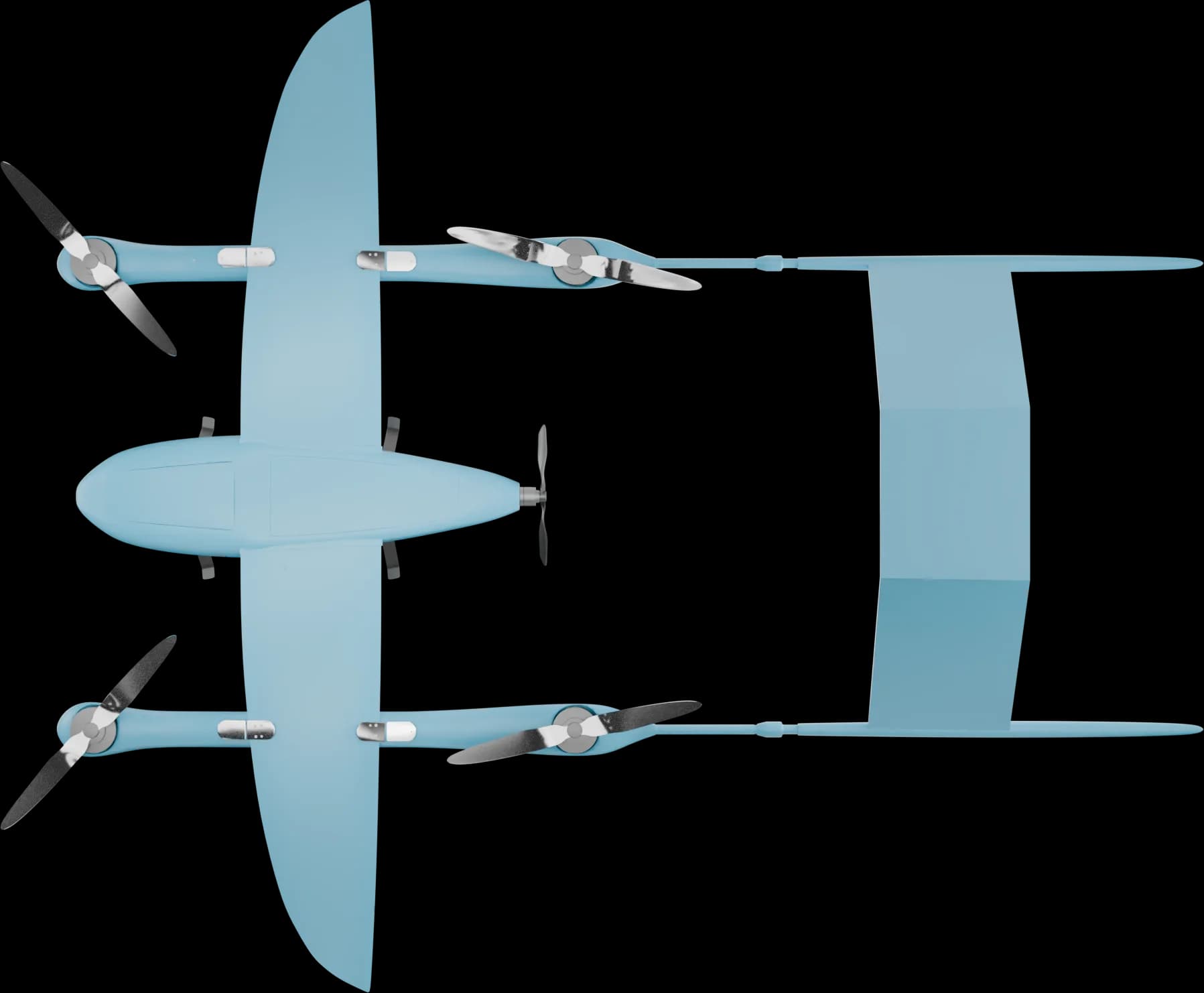 Archer VTOL, top-down view
