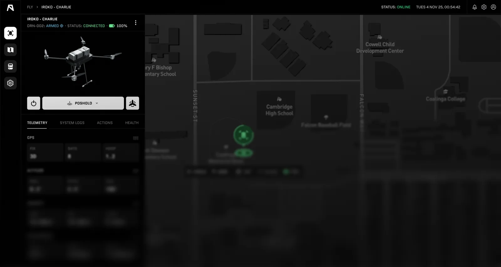 ArtemisOS command and control telemetry interface