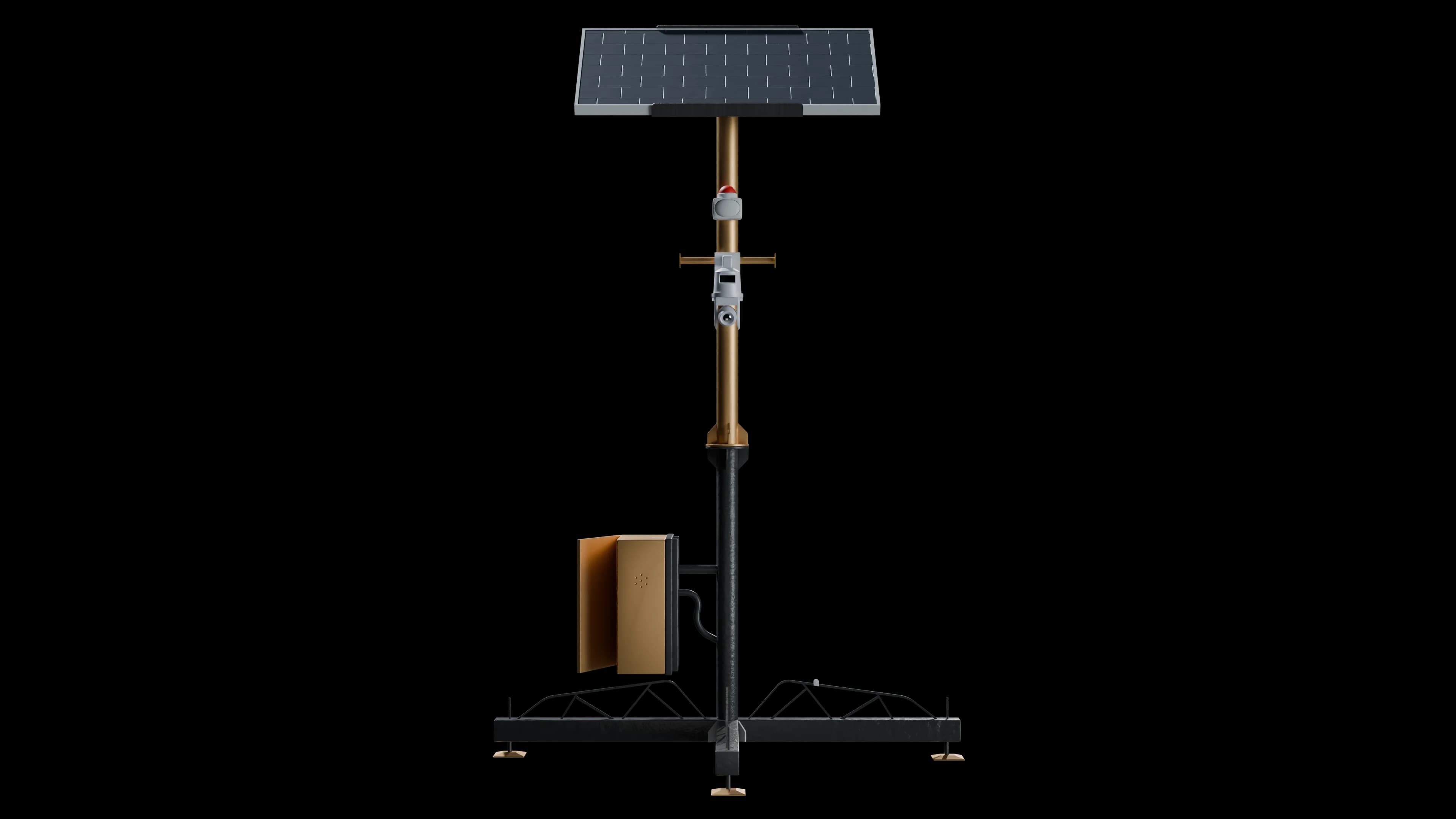 Kallon solar-powered AI sentry tower