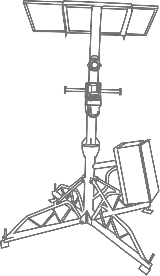 Kallon sentry tower line art