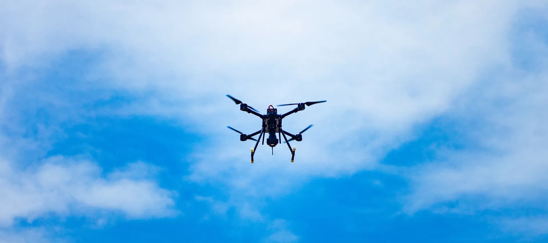 Terra Industries autonomous aerial system in flight